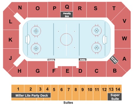 cedar rapids ice arena tickets and cedar rapids ice arena cedar rapids ice arena seating chart