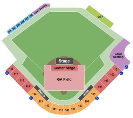 coveleski stadium tickets and coveleski stadium seating owen field seating chart
