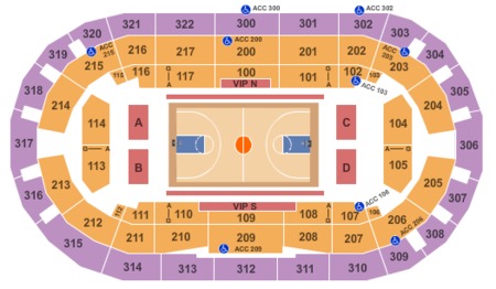 Indiana Farmers Coliseum Tickets And Basketball Seating Map Indiana Farmers Coliseum