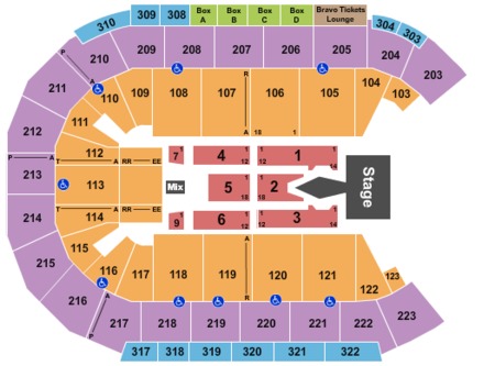 mandalay bay events center tickets and mandalay bay mandalay bay one seating chart