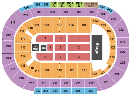 mandalay bay events center tickets and mandalay bay mandalay bay seating chart maroon 5