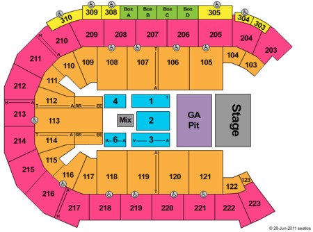 mandalay bay events center tickets and mandalay bay mandalay bay seating chart maroon 5