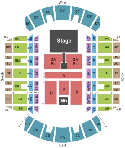 mississippi coliseum tickets and mississippi coliseum ms coliseum seating chart for rodeo