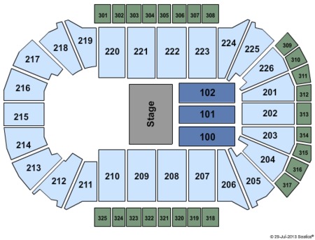 Resch Center Tickets And Seating Charts 2019 Theatre Seating Map Resch Center