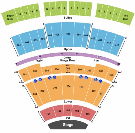 Verizon Theatre At Grand Prairie Tickets And End Stage Seating Map Verizon Theatre At Grand Prairie