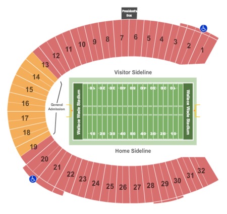 wallace wade stadium tickets and wallace wade stadium duke wallace wade stadium seating chart